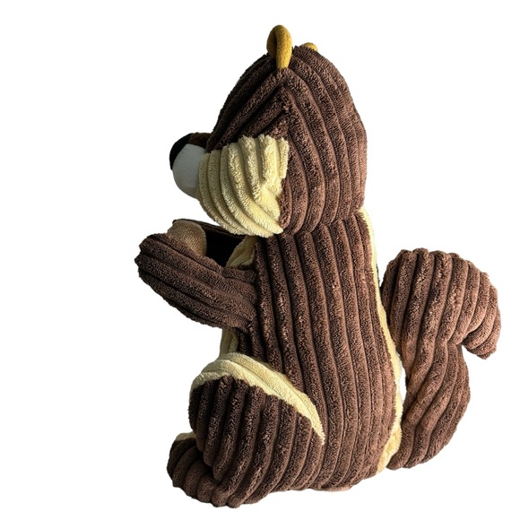 Morgan Home Squirrel Chipmunk “Dale” Weighted Plush Door Stopper Brown Corduroy - Picture 6 of 11